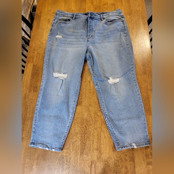 Highrise Straight Leg Jeans With Lycra Spandex - Picture 7 of 10